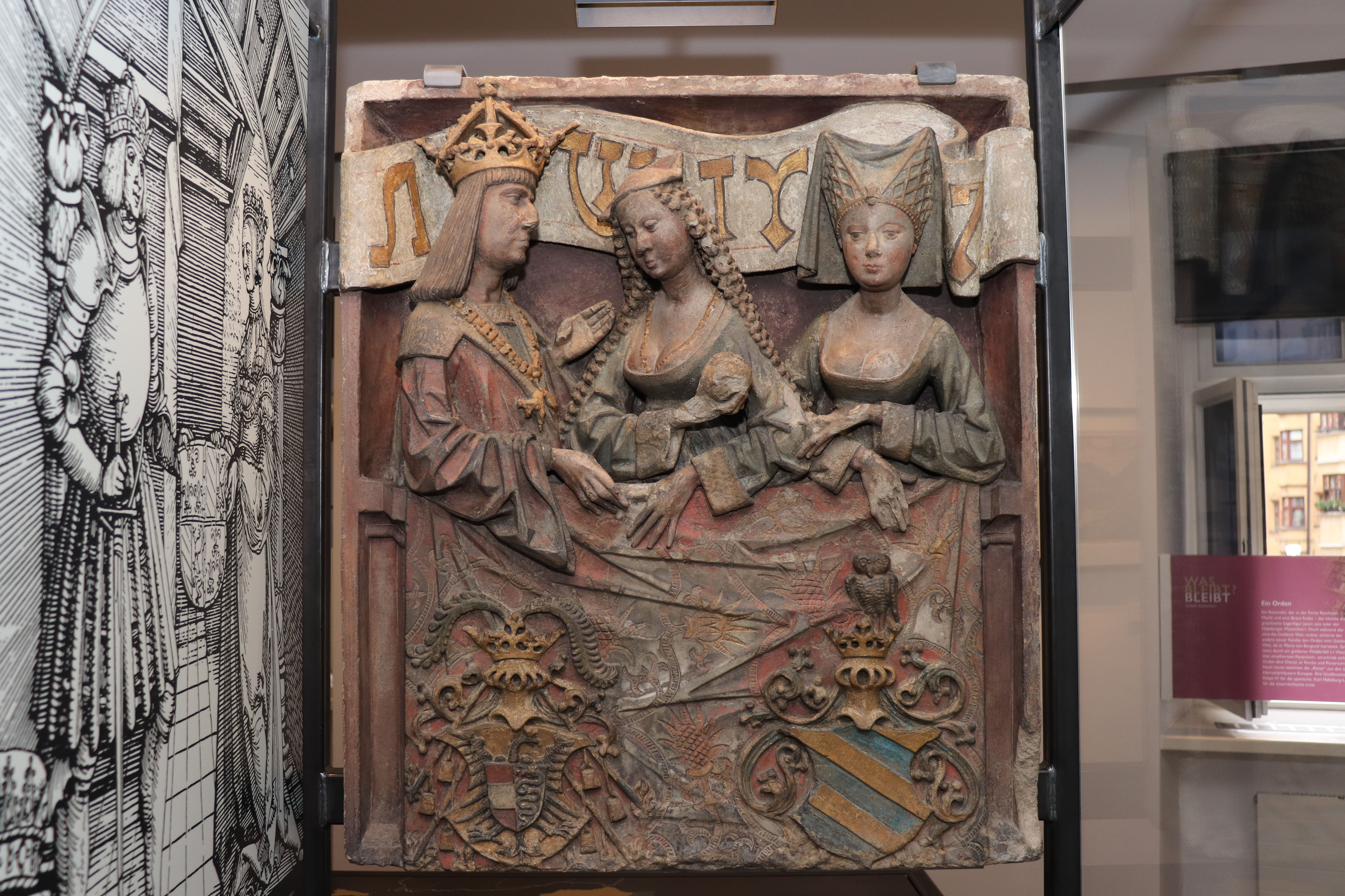 Bis 5. Jänner 2020 sind die Originalreliefs des Goldenen Dachls im größten Kunstmuseum der USA zu sehen.