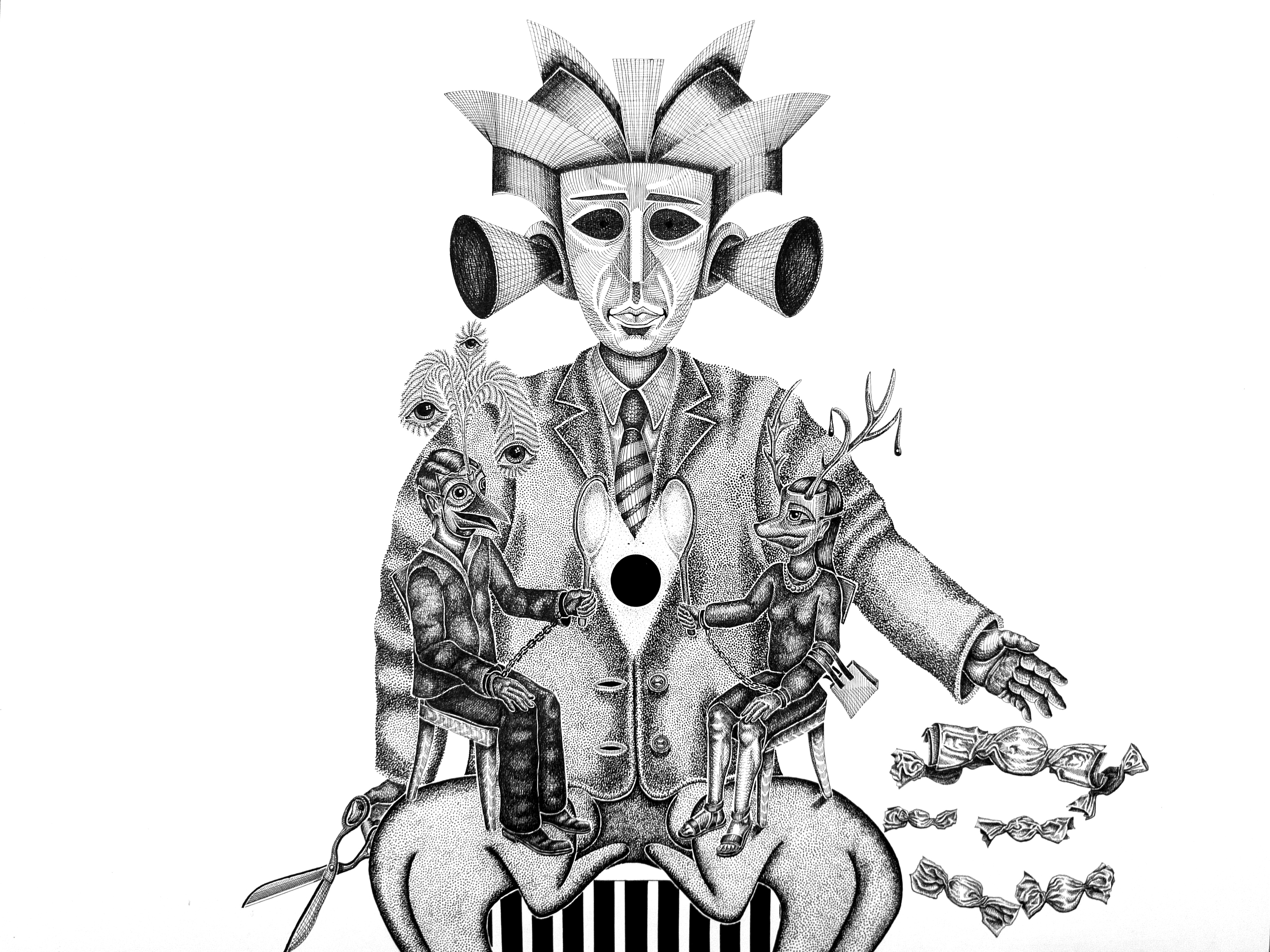 Robert Freunds Bilderwelt erinnert an den phantastischen Realismus und ist bis 2. November in der Galerie Plattform 6020 zu sehen.