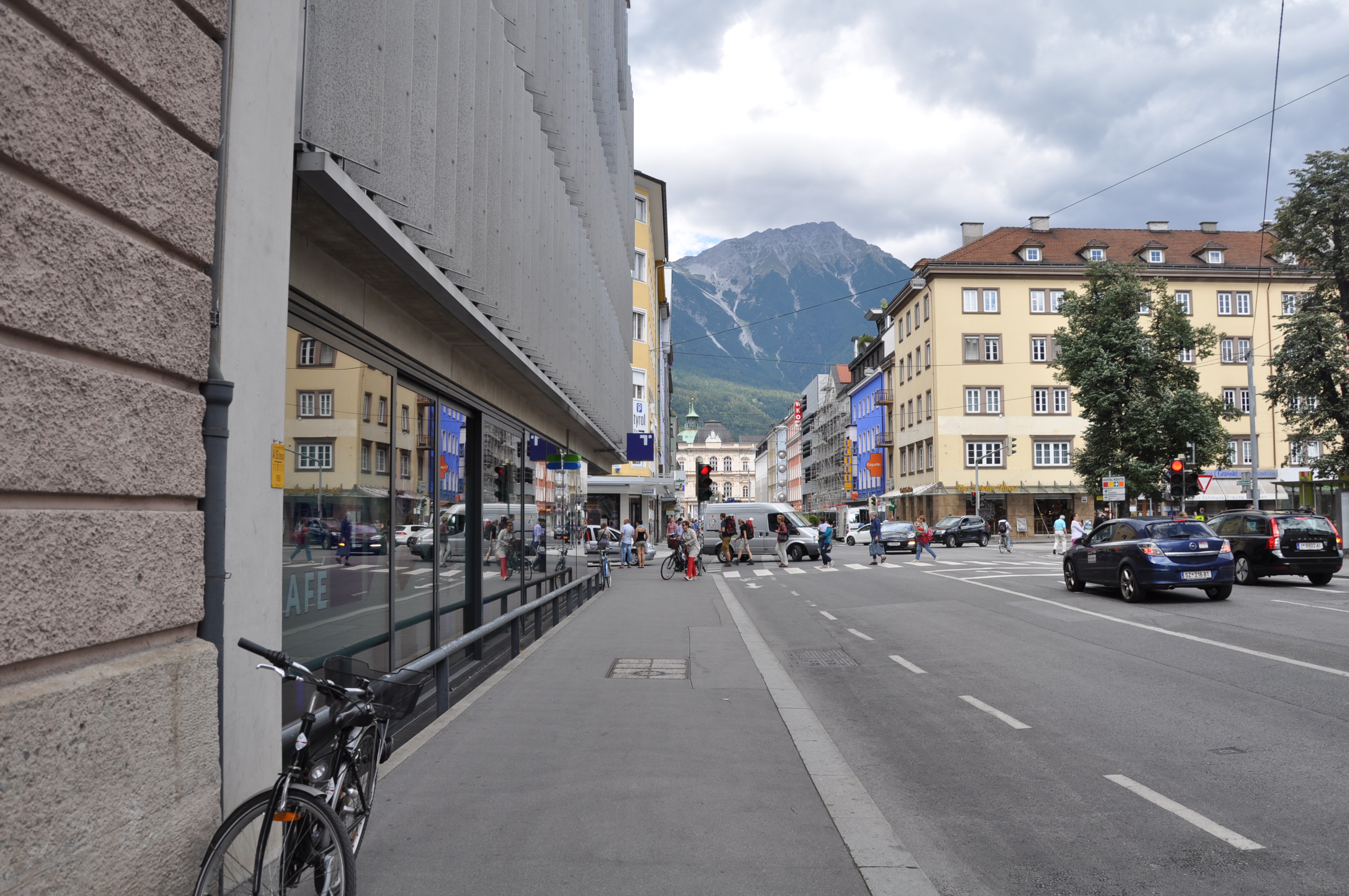 Die Meraner Straße, die Erler Straße und die Wilhelm-Greil-Straße werden zur ersten Begegnungszone in Innsbruck.