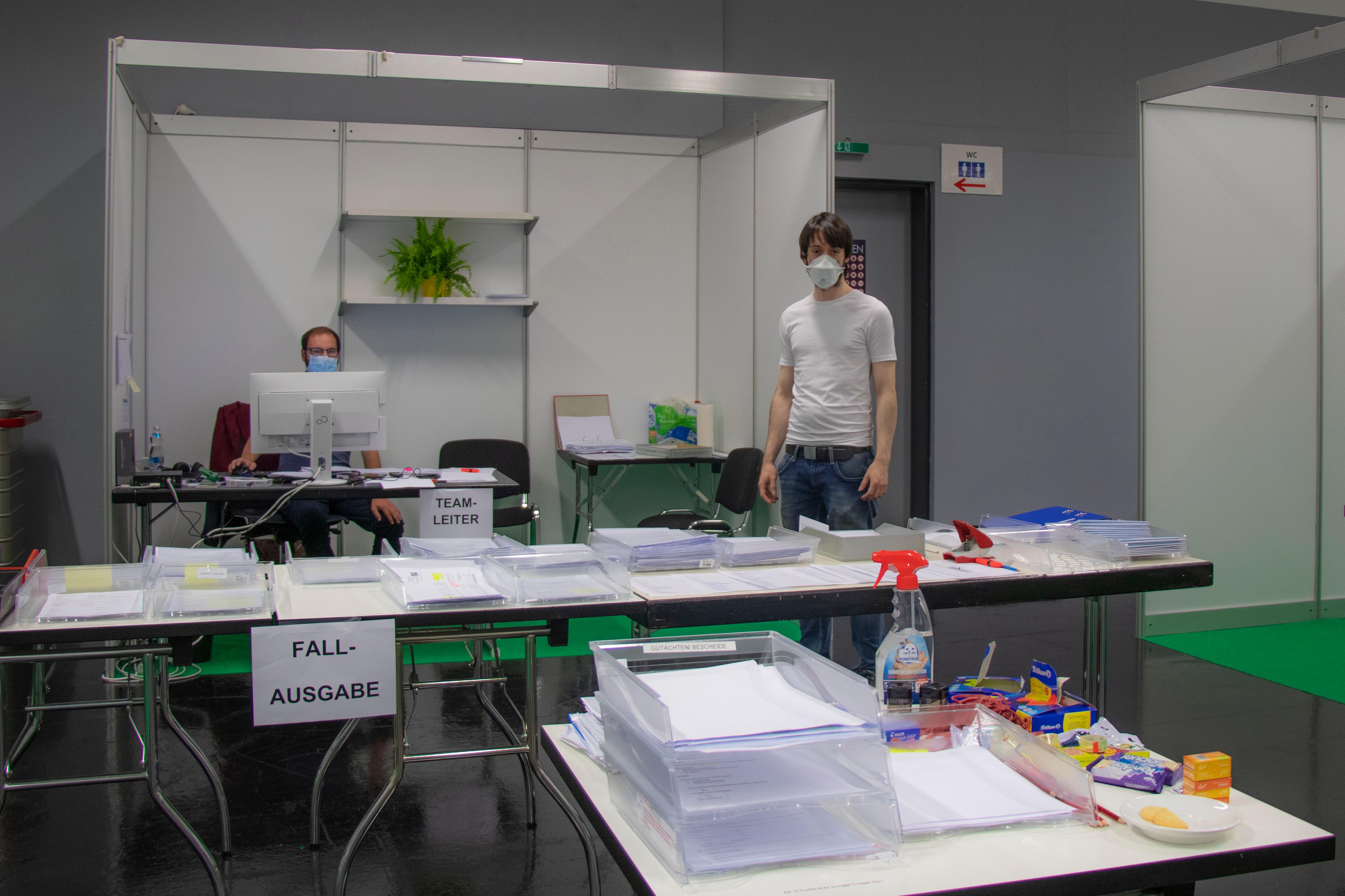 Im Corona-Center Innsbruck befindet sich die Einheit für das Fallmanagement der Tiroler Landeshauptstadt.