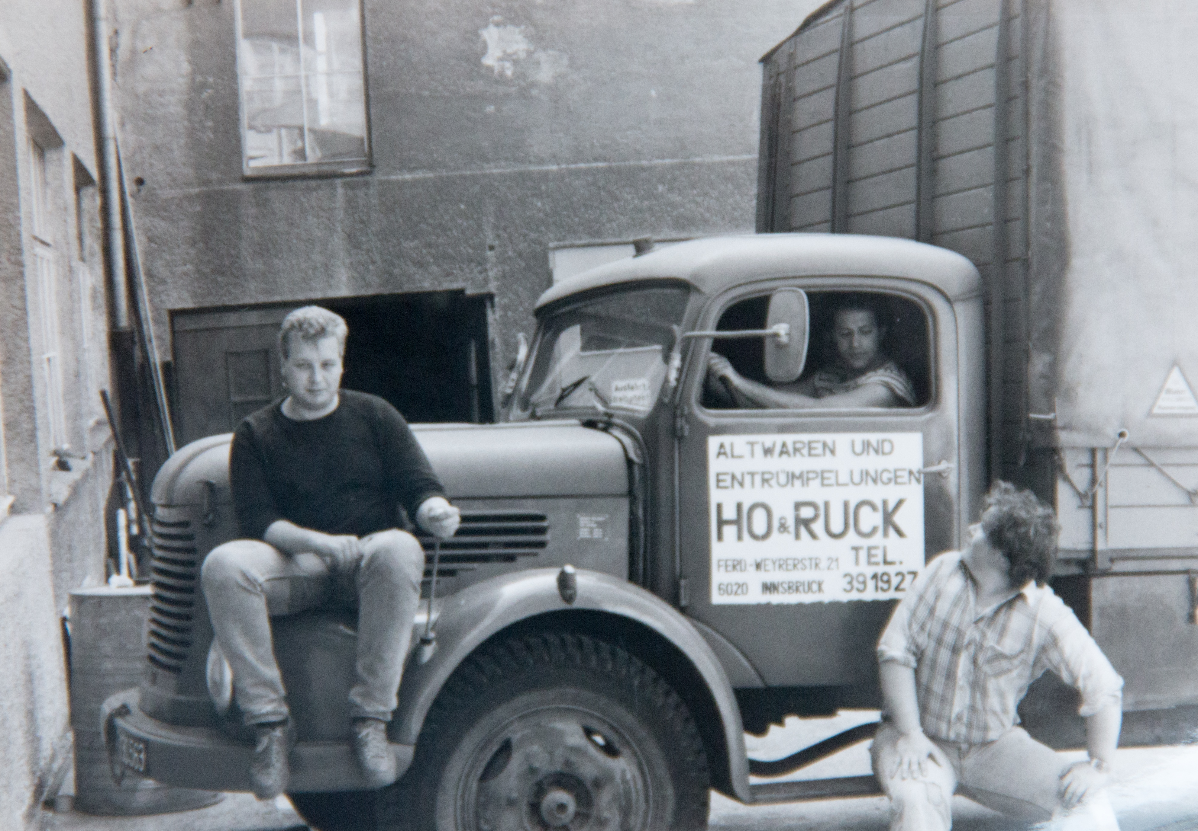 Der legendäre erste LKW des Ho&Ruck.