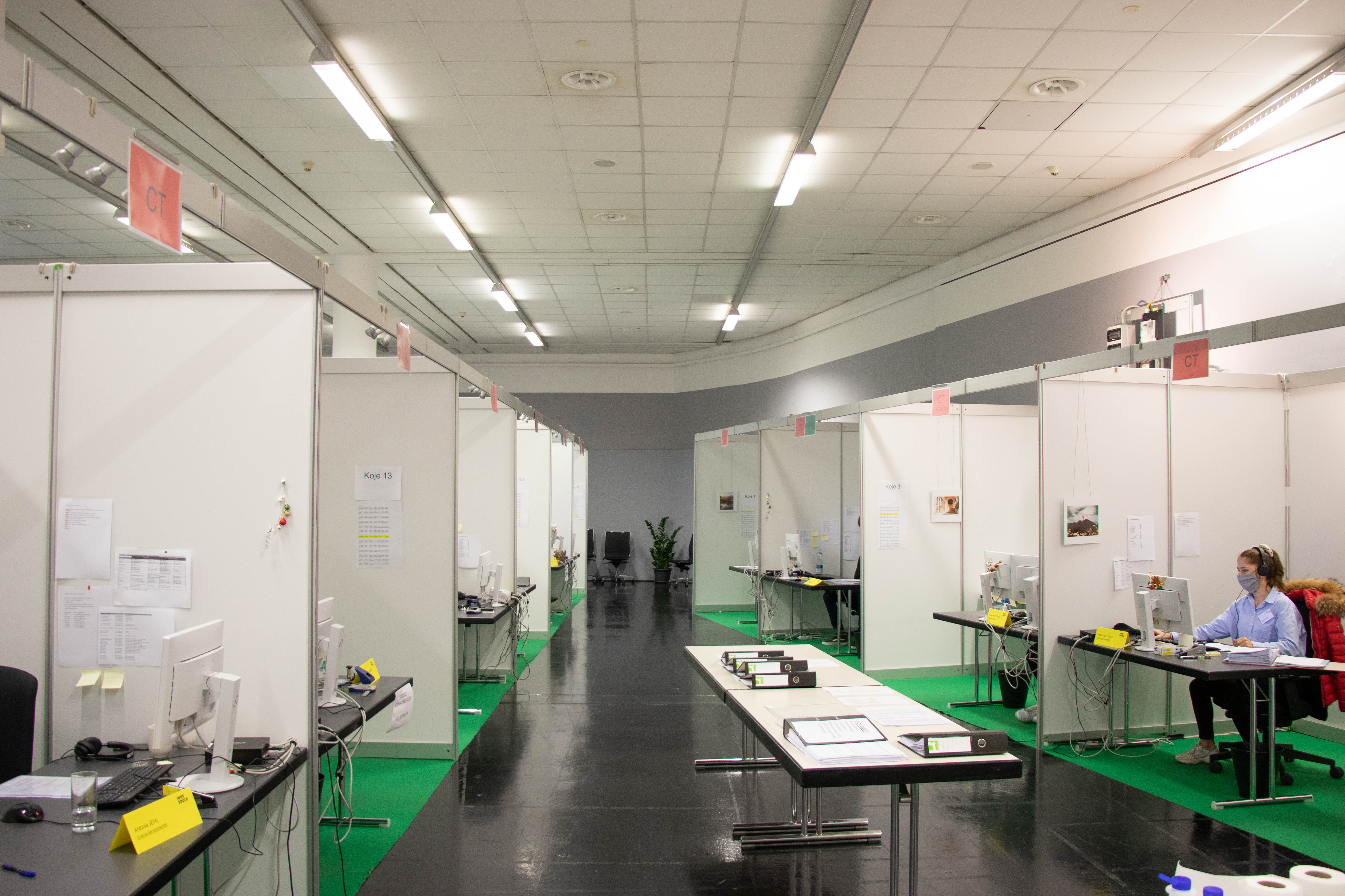 Bis zu 160 Fälle wurden an Spitzentagen im CCI bearbeitet.