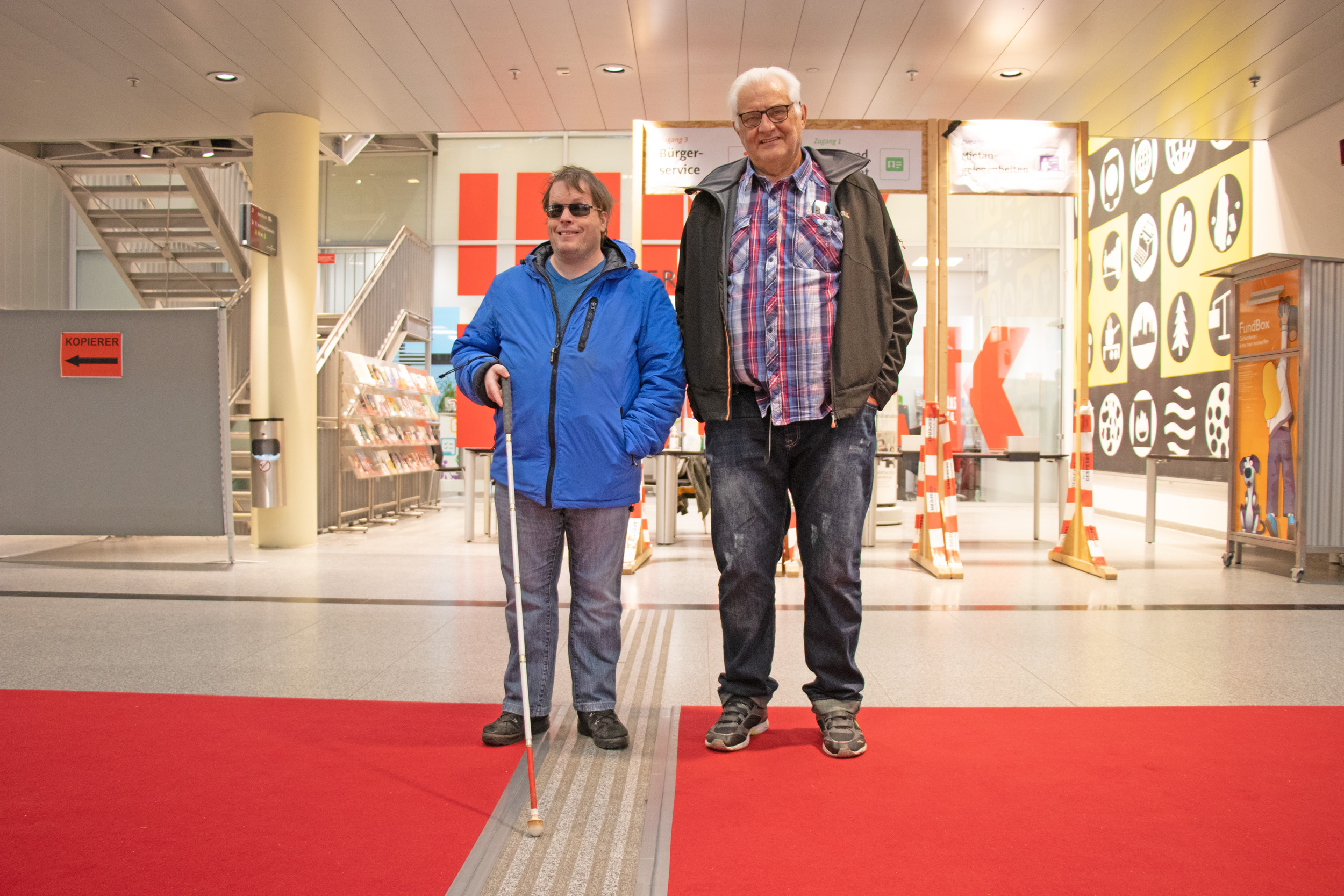 Das neue Vorstandsteam des Innsbrucker Behindertenbeirats: Michael Berger (l.) und Werner Pfeifer setzen sich für die freie und selbstbestimmte Teilhabe von Menschen mit Behinderung ein.