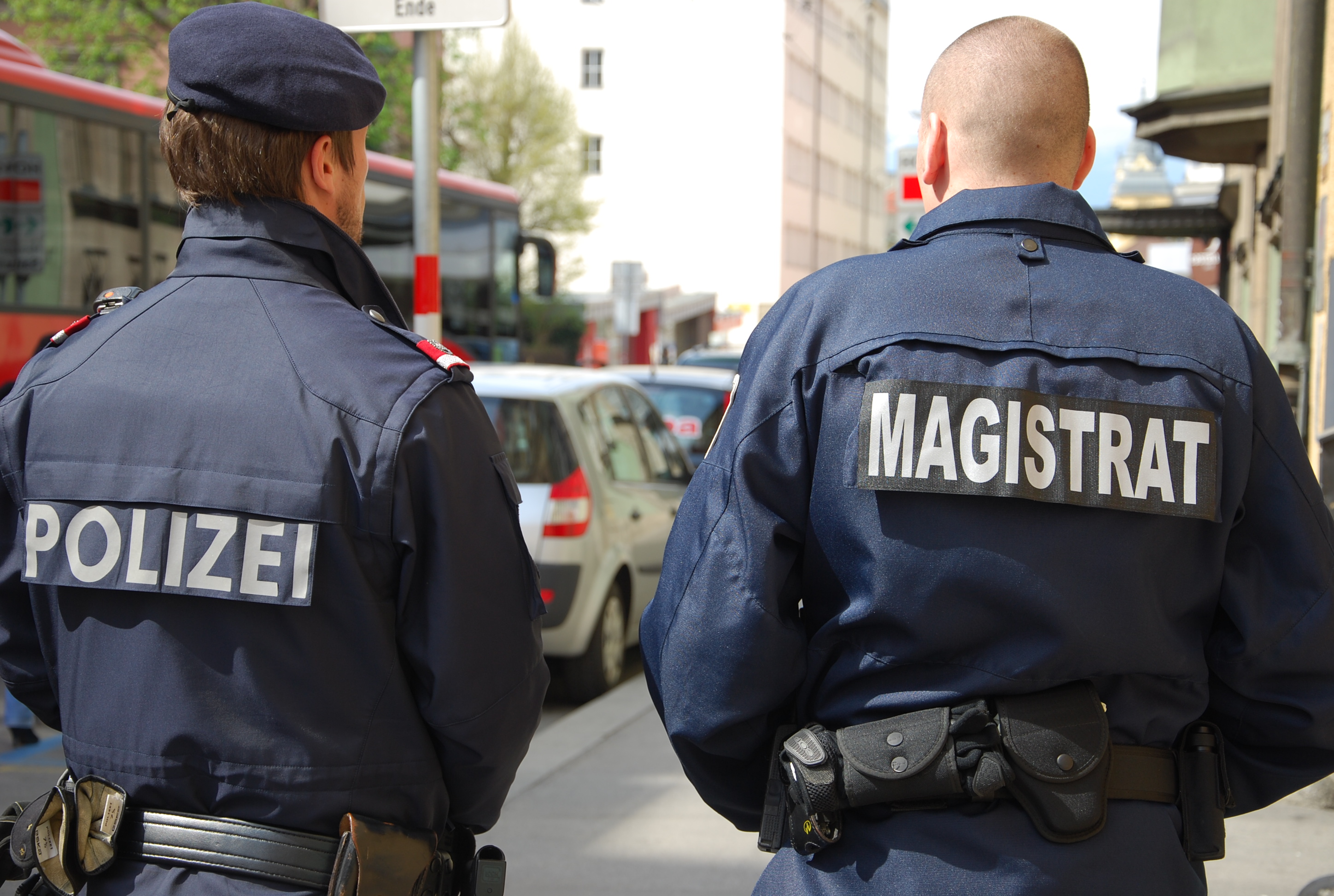Die MÜG ist gemeinsam mit der Polizei für die allgemeine Sicherheit der InnsbruckerInnen verantwortlich.