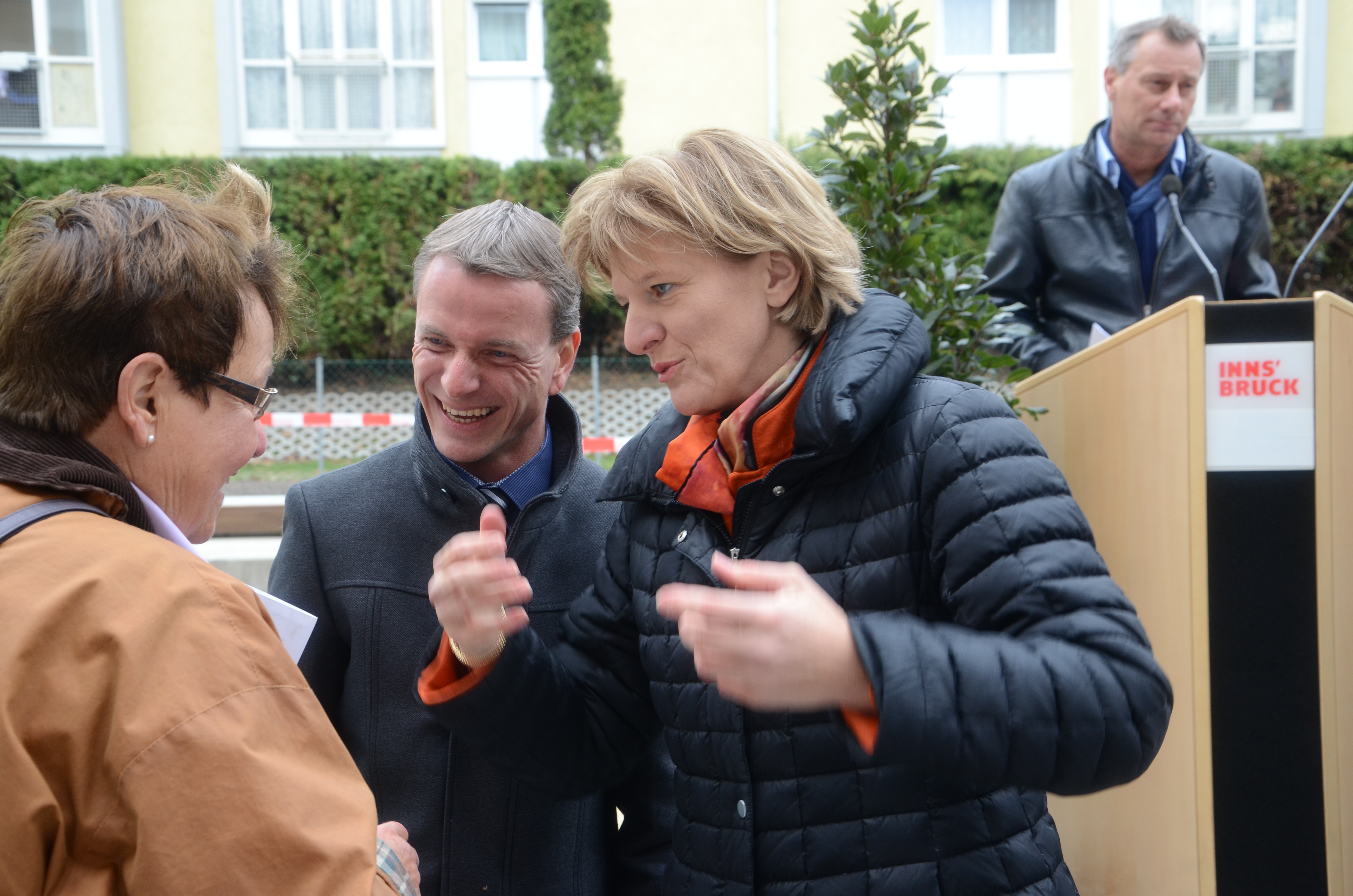 Schlüsselübergabe der neuen Wohnanlage in der Sebastian-Scheel-Straße