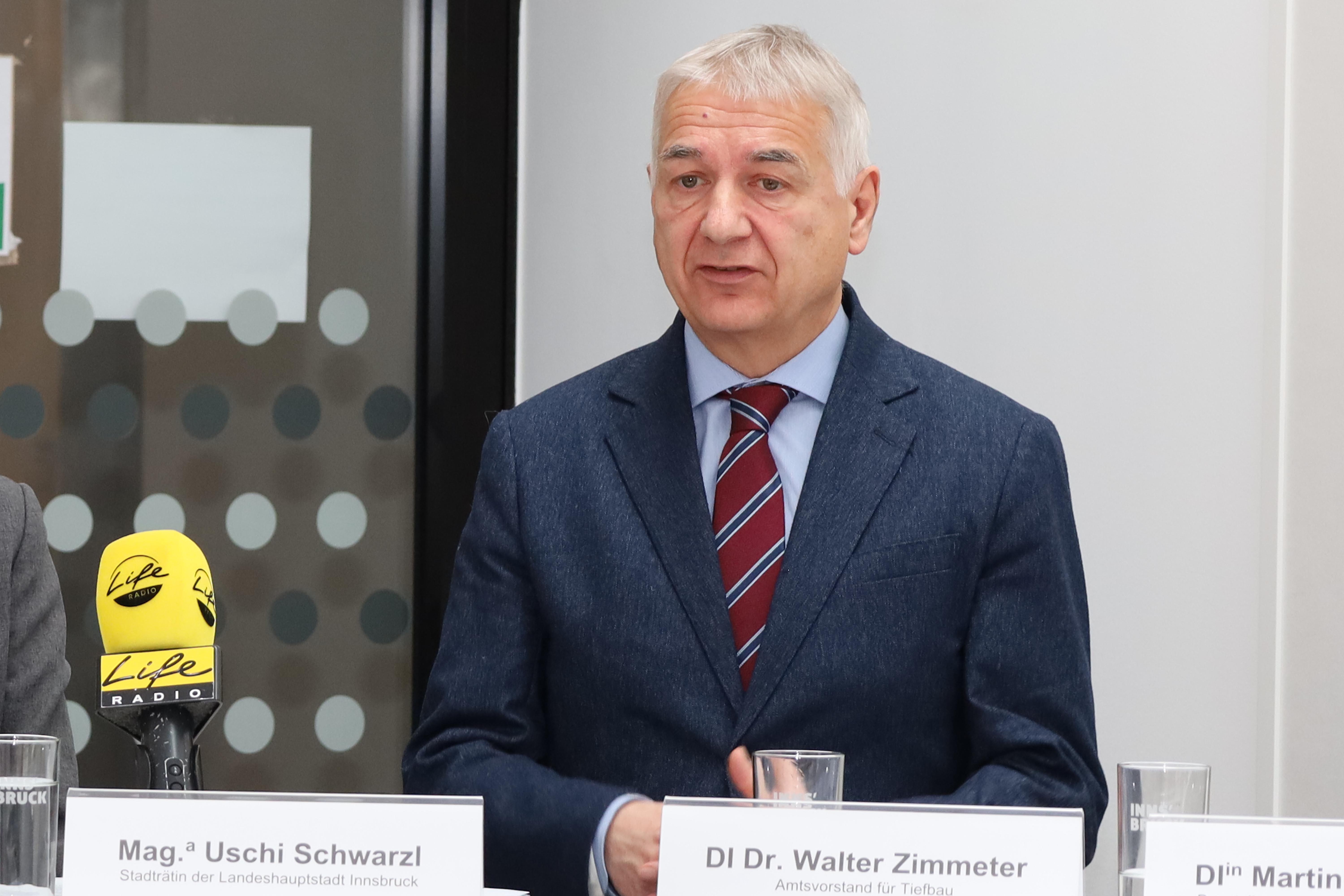 Tiefbauvorstand Walter Zimmeter