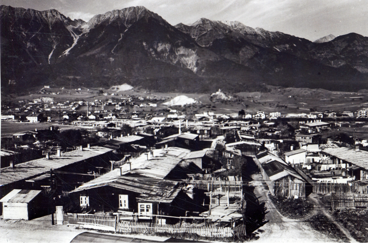 Blick auf die Lager von Süden 1945/47.