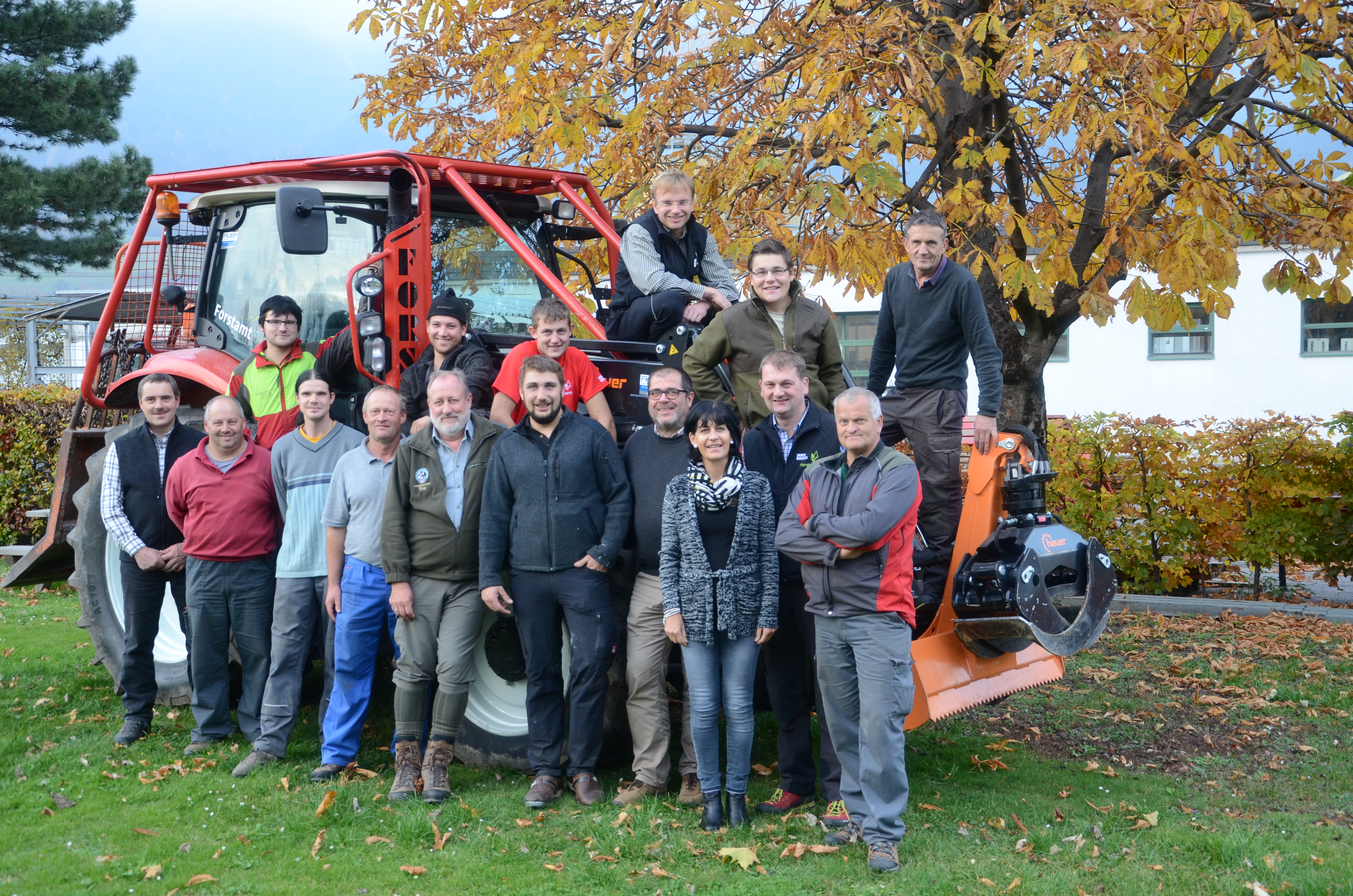 Das Team des städtischen Amts für Land- und Forstwirtschaft
