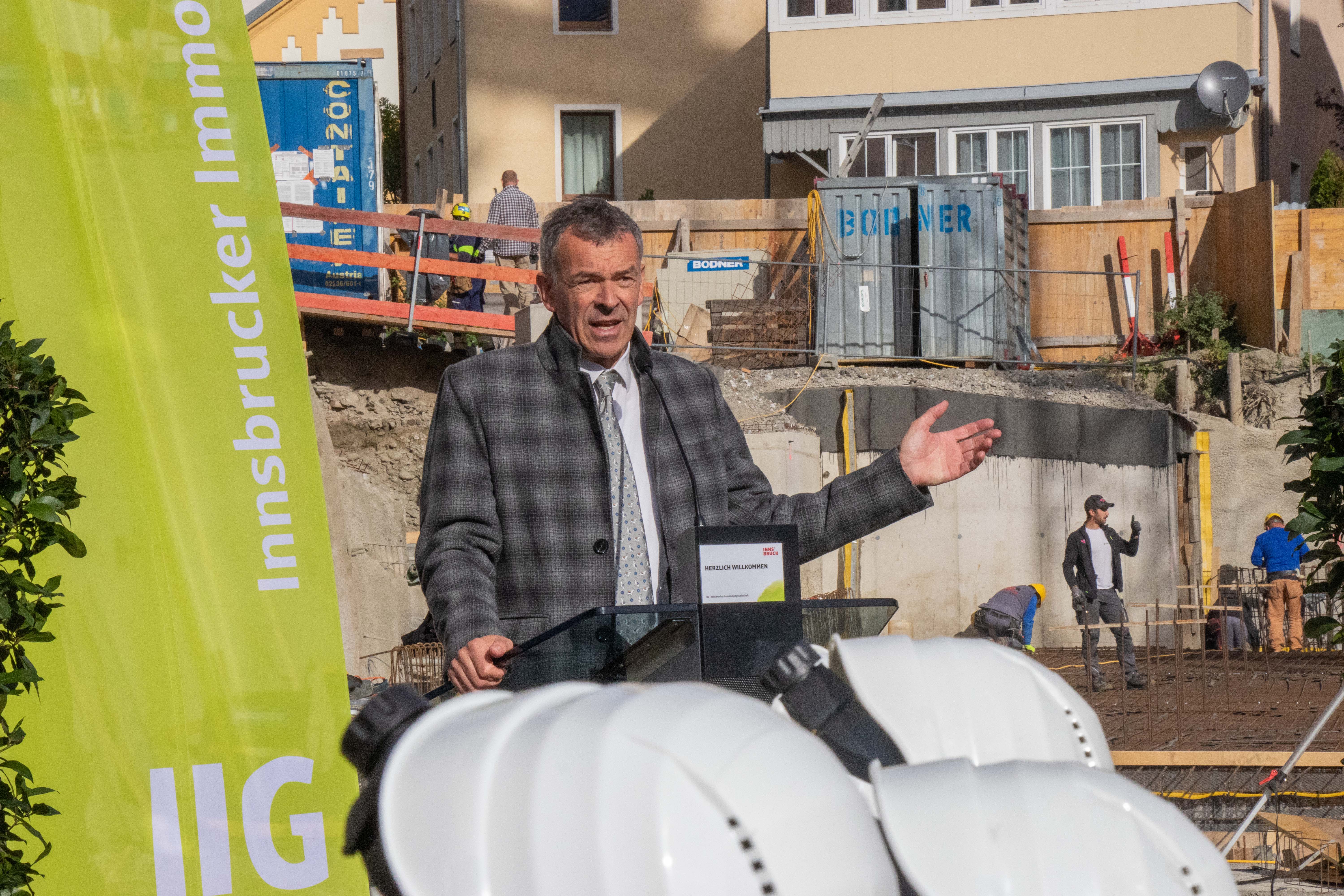 Bürgermeister Georg Willi möchte mit dem neuen Quartier für Studierende den Innsbrucker Wohnungsmarkt entlasten.