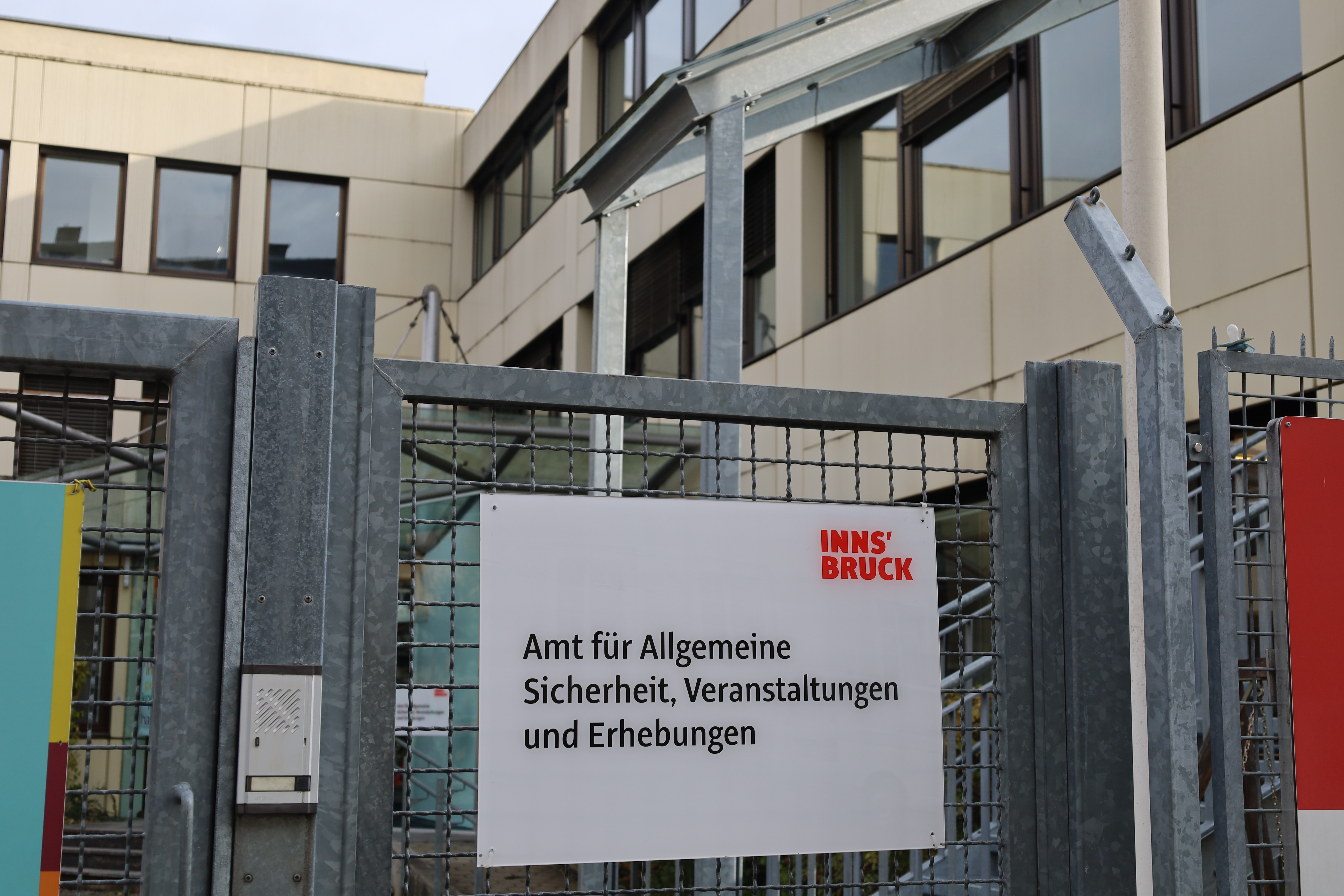 In der Schlachthofgasse 1 ist das Amt Allgemeine Sicherheit und Veranstaltungen untergebracht.