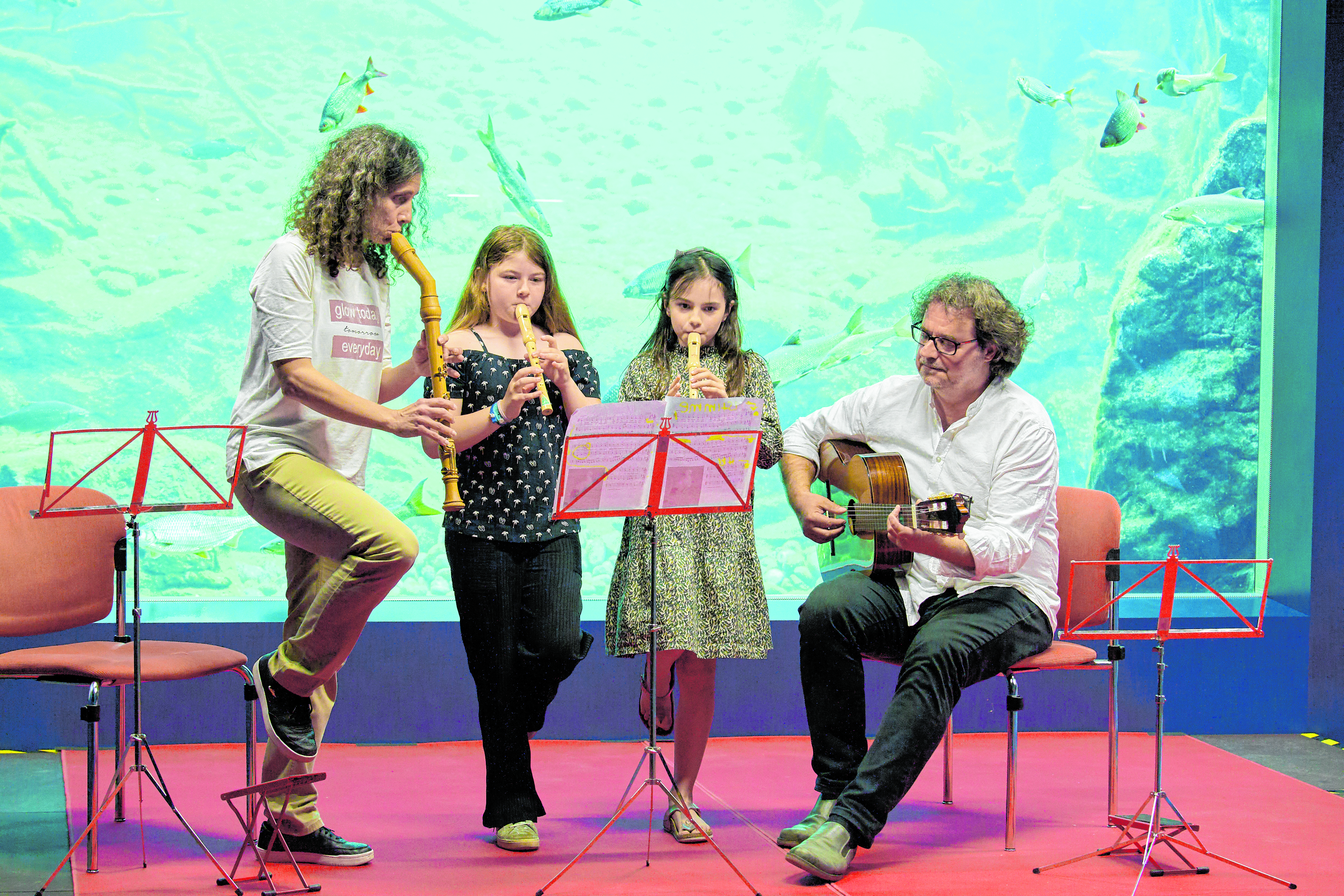 Das ganze Jahr über, nicht nur jetzt im Fasching, sorgen die MusikschülerInnen für ein begeistertes Publikum.