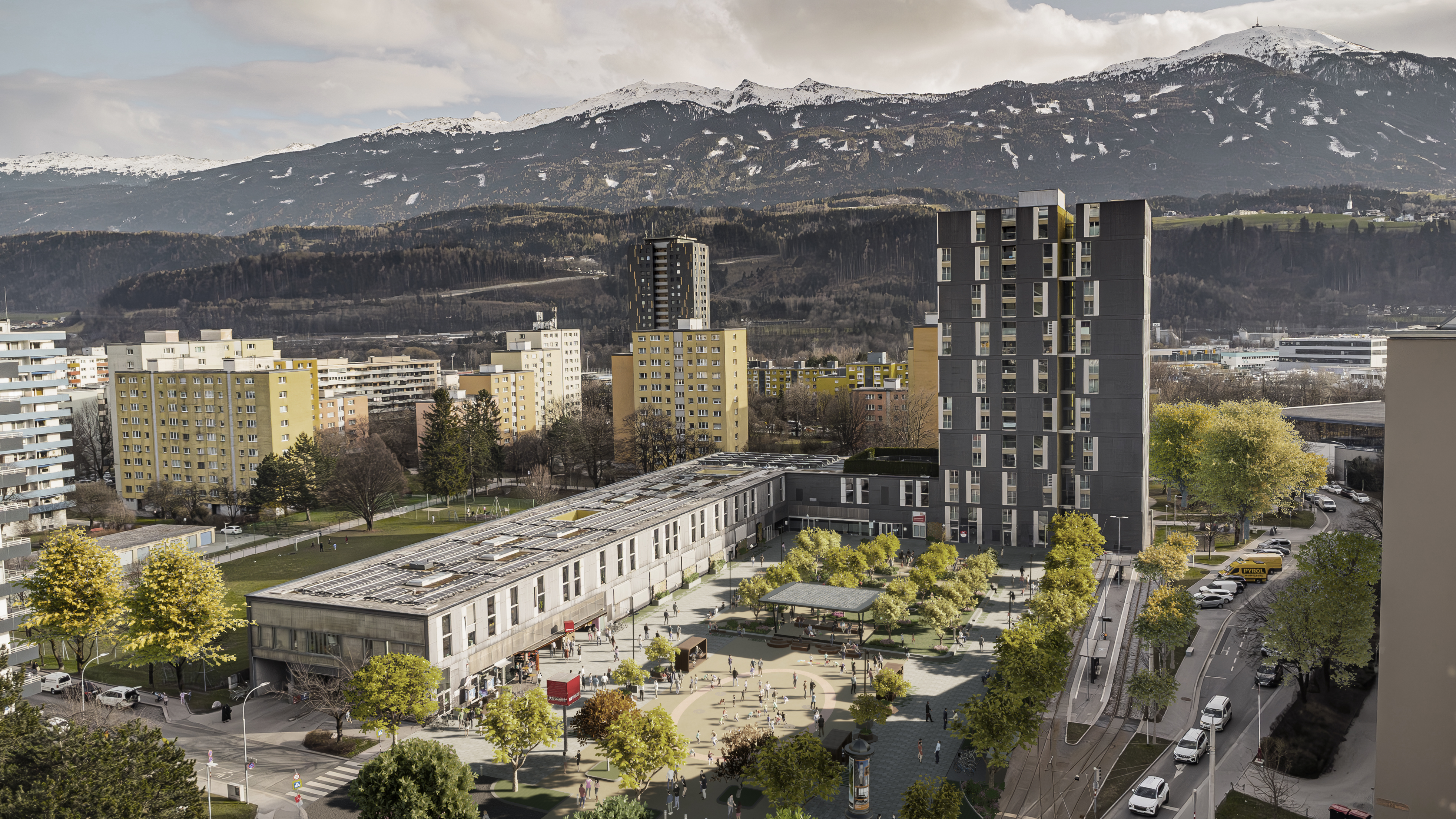 Im Rahmen des Projekts COOLYMP wird auch der Olympiapark umgestaltet.