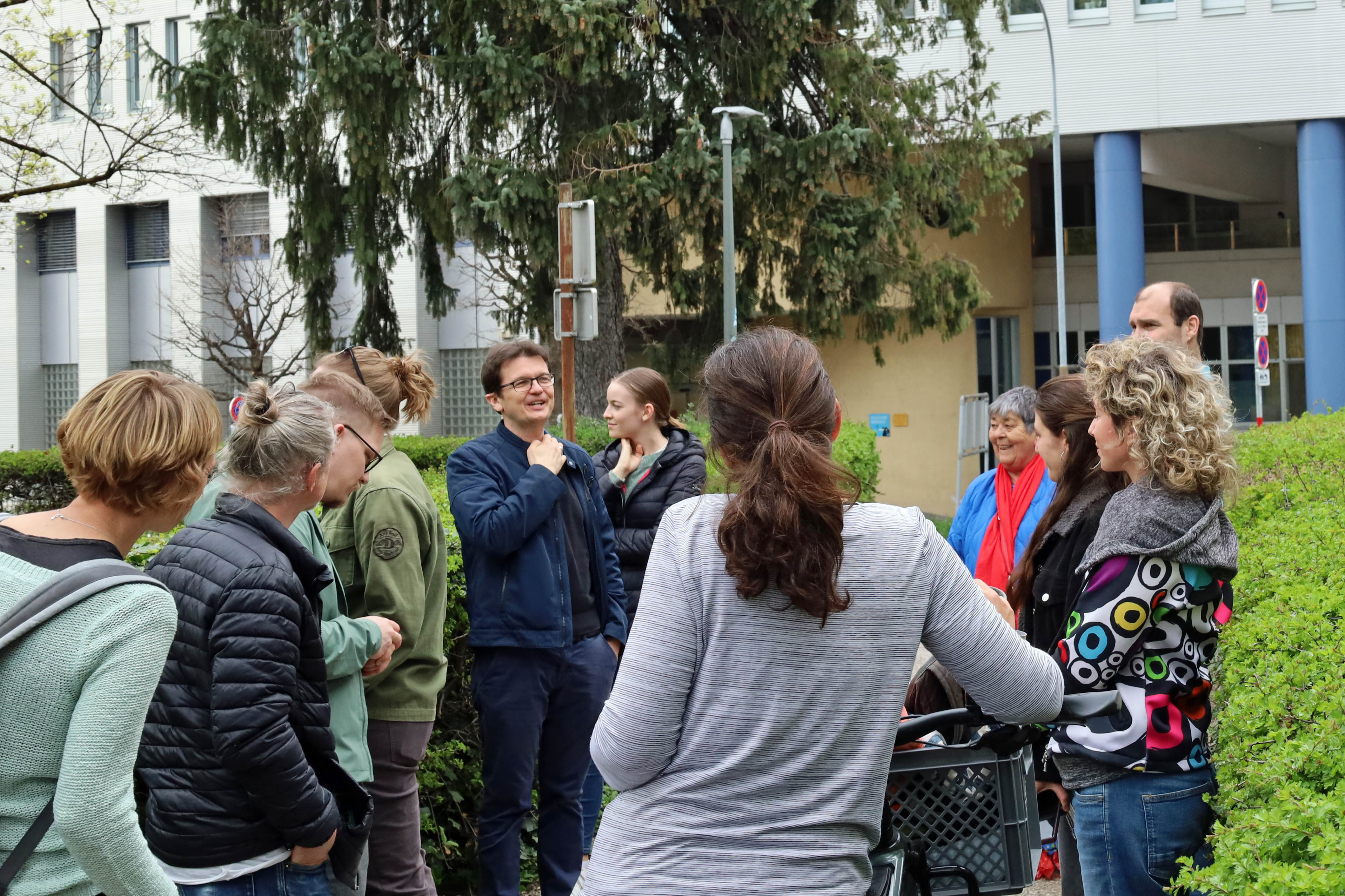 Bei der Neugestaltung des Beseleparks konnte sich die Bevölkerung einbringen – in zahlreichen Beteiligungsformaten sowie Begehungen vor Ort.