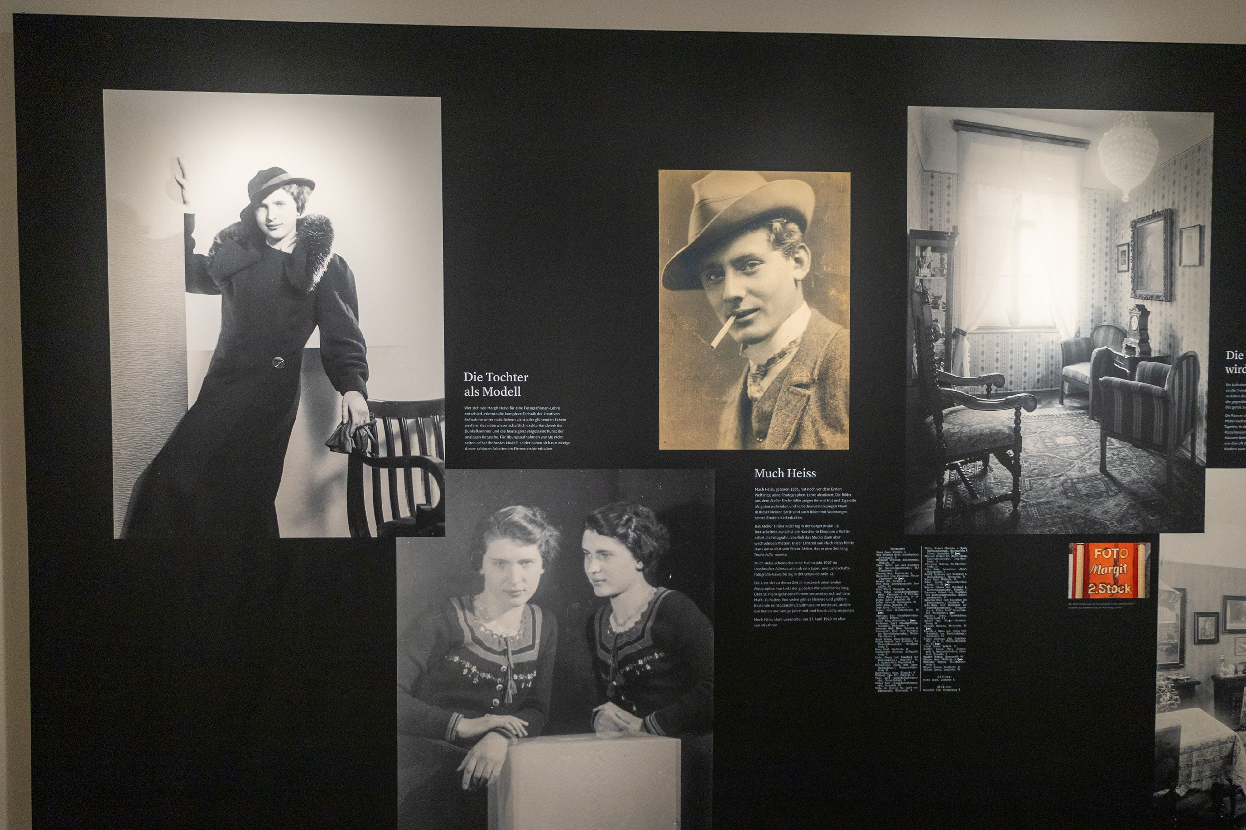 Die Ausstellung „Bitte lächeln" zeigt die Arbeit von Margarethe „Margit“ Oberhaidinger, geborene Heiss (l.), sowie von ihrem Vater, dem Landschaftsfotografen Much Heiss (r.).