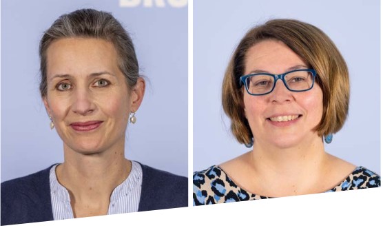 Karin Burger (Personalentwicklung) und Gleichbehandlungsbeauftragte Sabine Floßmann setzen sich aktiv für das Thema "Frauen machen Karriere bei der Stadt" ein.