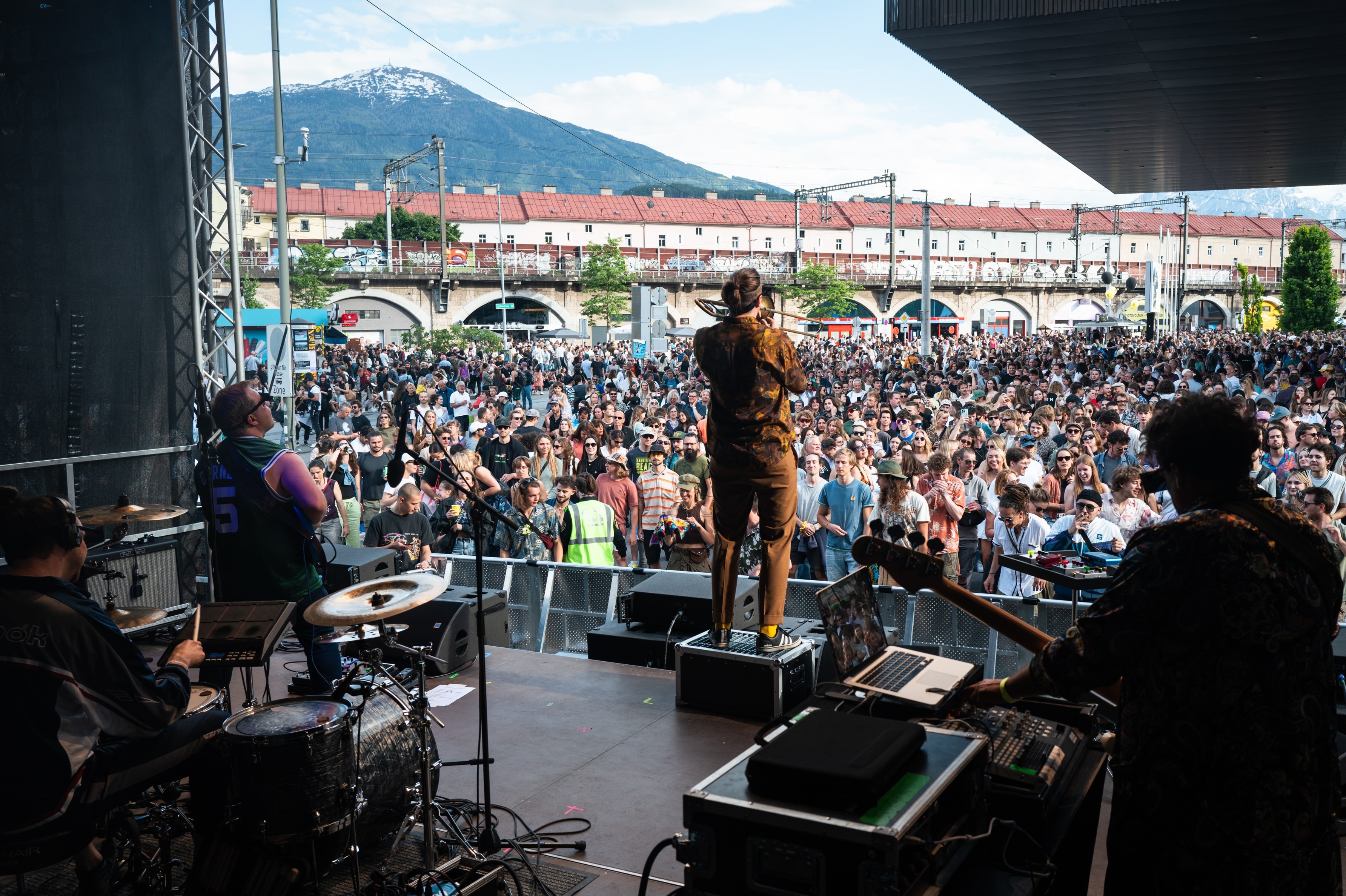 Innsbruck feiert Musik – hier beim Bogenfest, das zuletzt 40.000 BesucherInnen anzog.