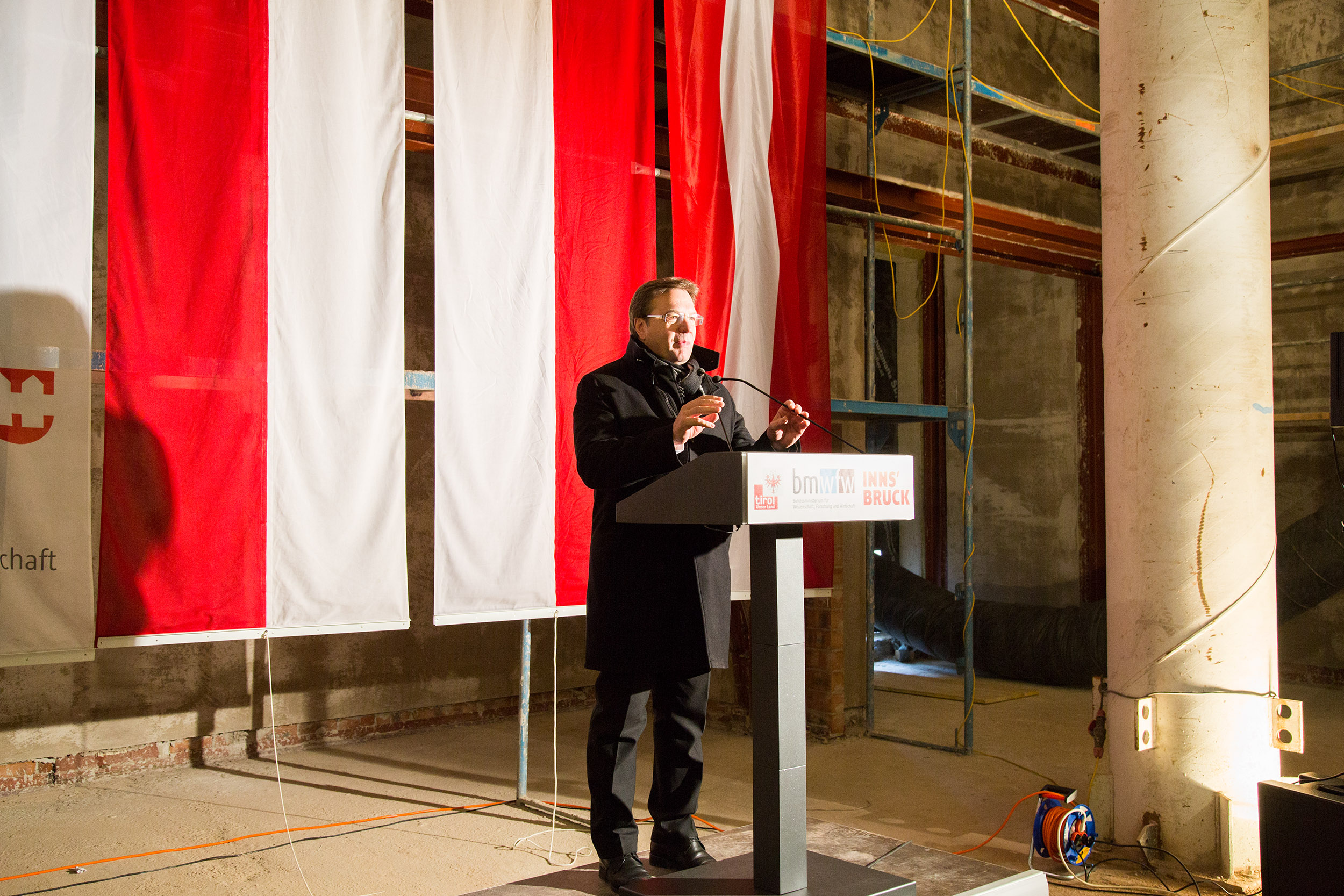 Landeshauptmann Günther Platter sprach die feierlichen Begrüßungsworte.
