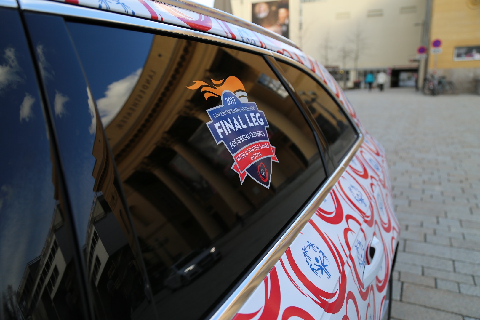 "Flamme der Hoffnung": Impressionen des Fackellaufs in Innsbruck zu den Special Olympics World Winter Games 2017